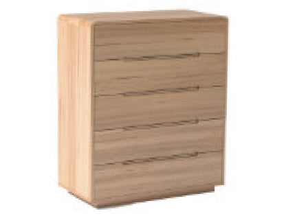 JABLE KING 4 PIECE (TALLBOY) BEDROOM SUITE PANEL BED GASLIFT BED WITH UNDERBED STORAGE DRAWERS - MESSMATE