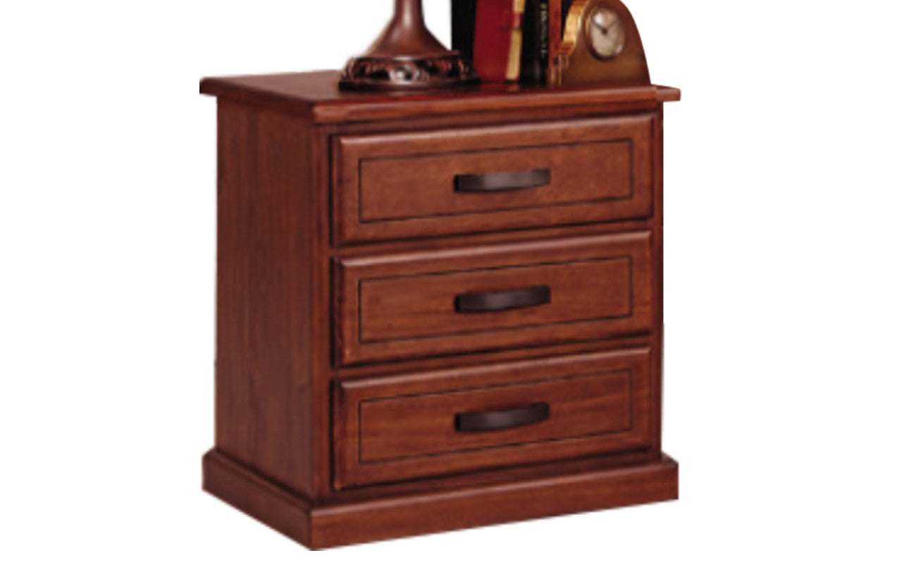 Maica Bedside Table - Light Mahogany
