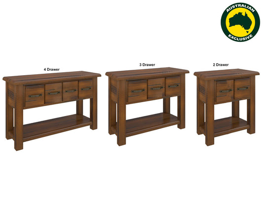 Jamaica (AUSSIE MADE) Hall Table Collection - Assorted Stained Colours