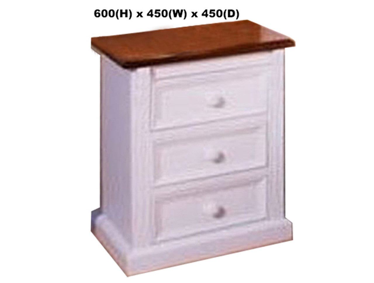 JANE (AUSSIE MADE) BEDSIDE TABLE COLLECTION - ASSORTED PAINTED / STAINED COLOURS - STARTING FROM $449