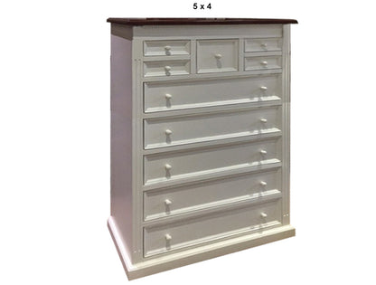 JANE (AUSSIE MADE) TALLBOY COLLECTION - ASSORTED STAINED / PAINTED COLOURS - STARTING FROM $1399