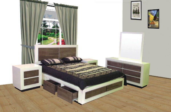 JARED QUEEN 5   PIECE (DRESSER)   BEDROOM SUITE