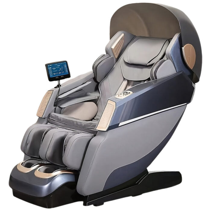 DEANA REVOLUTIONARY RELAXATION MASSAGE CHAIR - BLACK WITH GOLD OR GREY