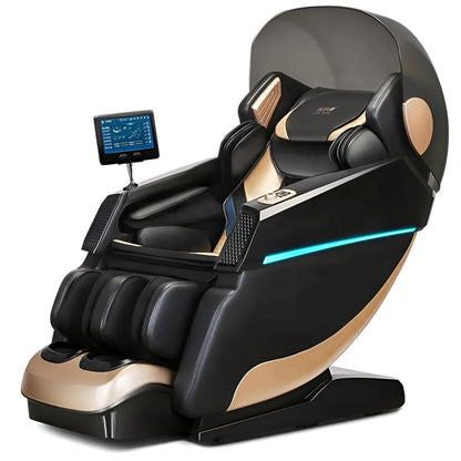DEANA REVOLUTIONARY RELAXATION MASSAGE CHAIR - BLACK WITH GOLD OR GREY