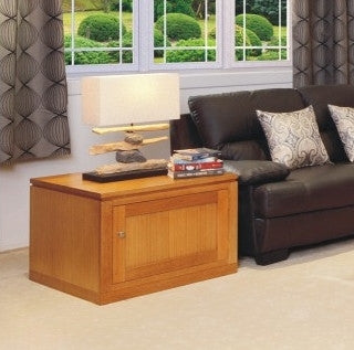 JOE (AUSSIE MADE) LAMP TABLE WITH 1 DOOR 700(W) - TASSIE OAK - ASSORTED COLOURS