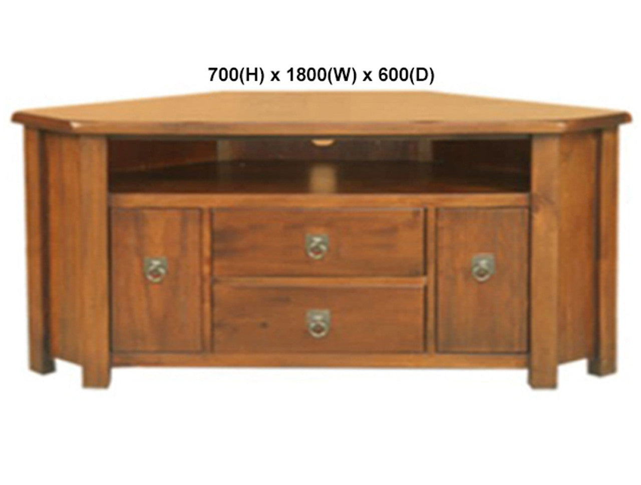 KIMBERLEY (AUSSIE MADE) CORNER TV UNIT WITH DRAWER COLLECTION - ASSORTED STAINED COLOURS - STARTING FROM $999
