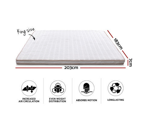 HARLOW KING SIZE MEMORY FOAM MATTRESS TOPPER
