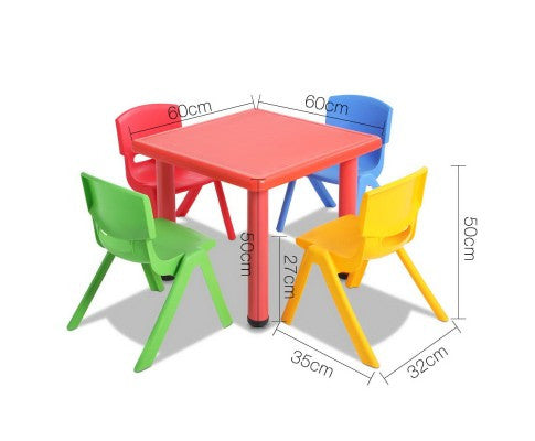MONA KIDS 5 PIECE STURDY PLAYSET - MIXED COLOURS