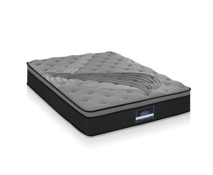 KING  DAYTON PLUSH EURO TOP POCKET SPRING MATTRESS - MEDIUM FIRM