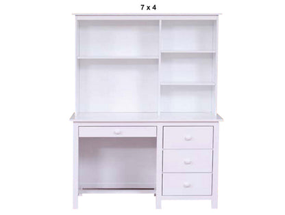 KADO (AUSSIE MADE) 3 DRAWER DESK + HUTCH (REVERSIBLE) - ASSORTED PAINTED COLOURS - STARTING FROM $999