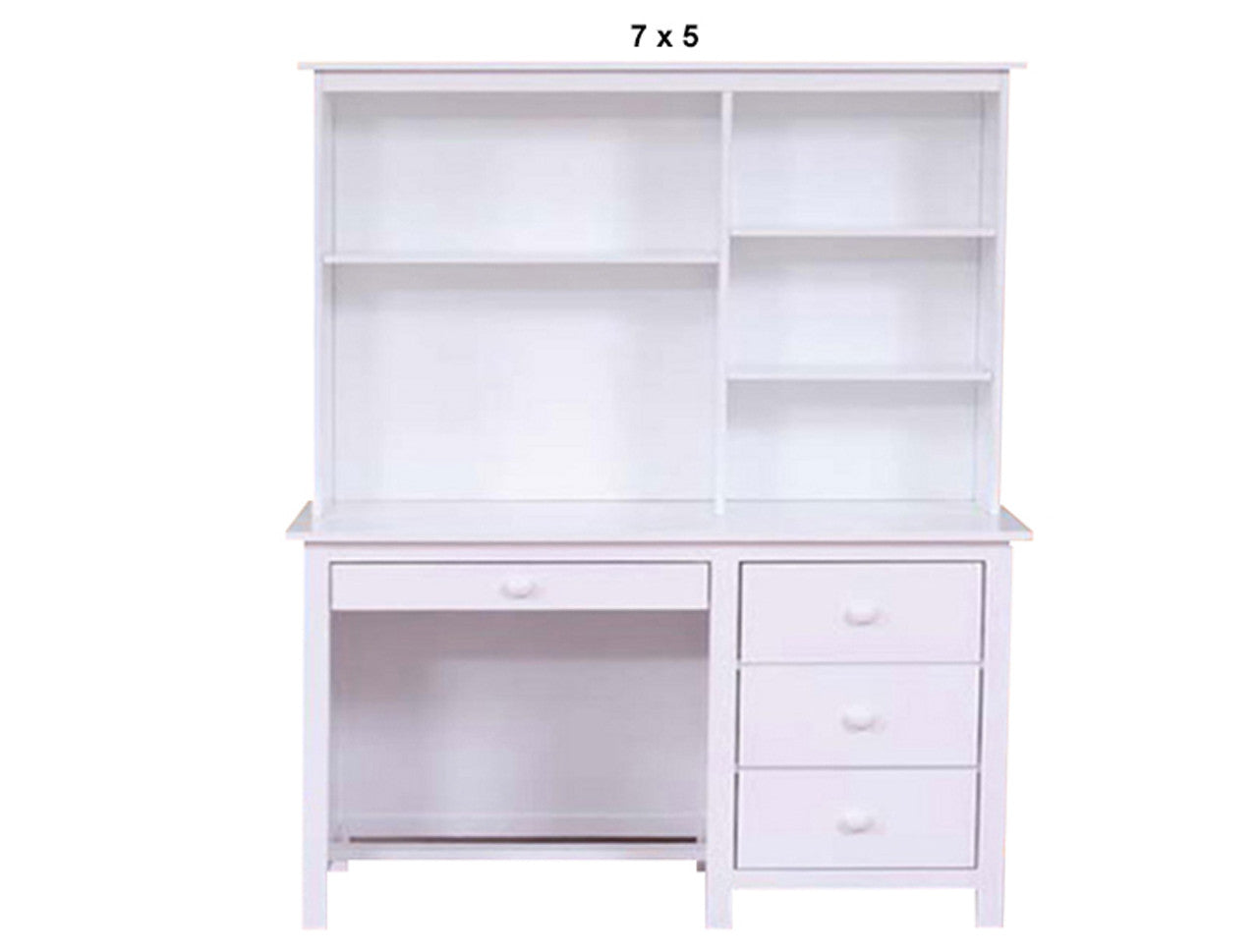 KADO (AUSSIE MADE) 3 DRAWER DESK + HUTCH (REVERSIBLE) - ASSORTED PAINTED COLOURS - STARTING FROM $999