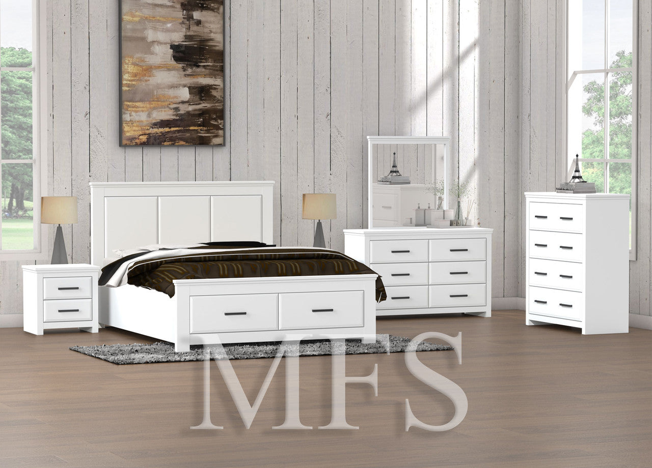 King Karancho (CUSTOM MADE) 6 Piece (THE LOT) Bedroom Suite - Assorted Colours