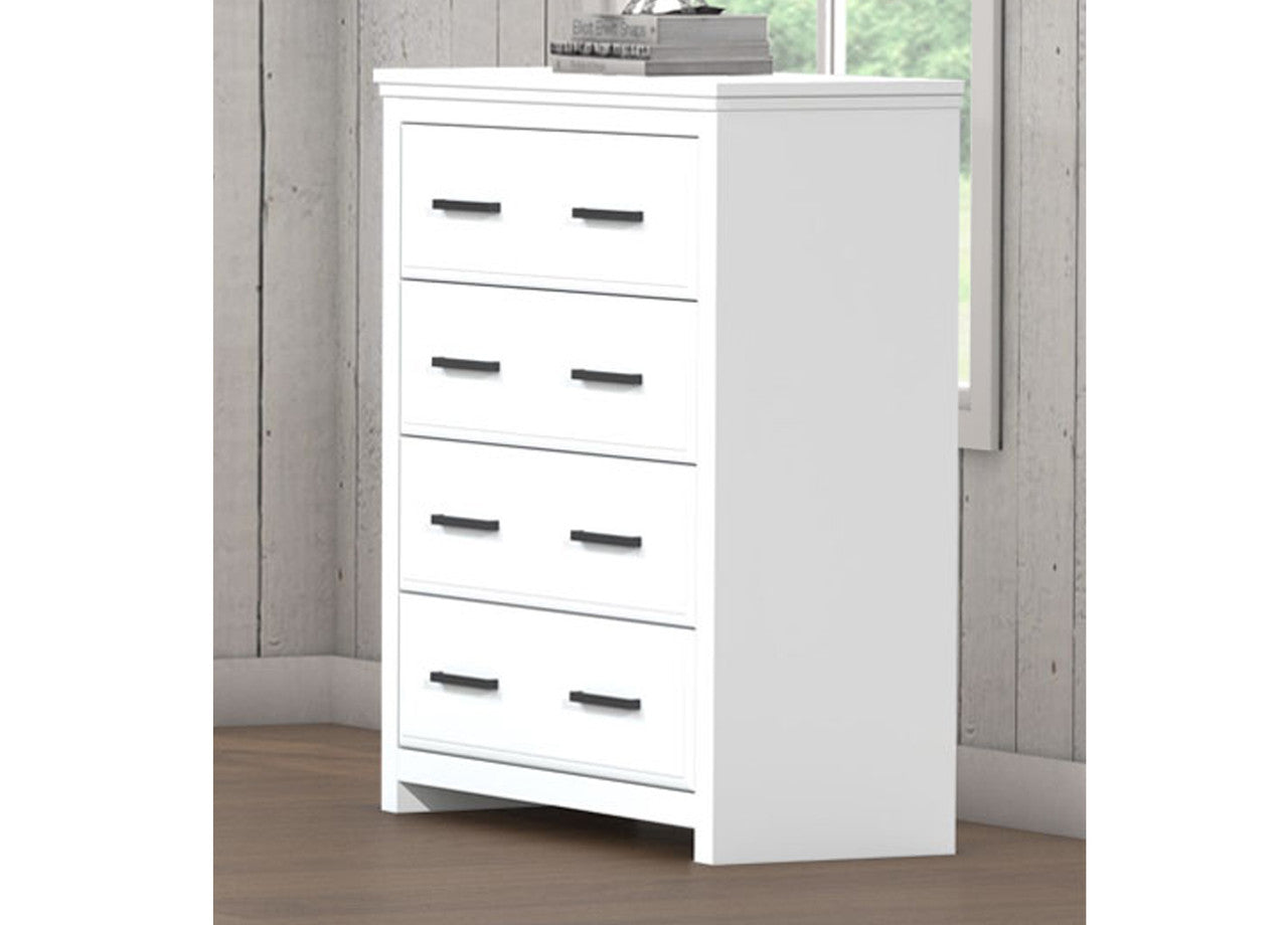 Karancho (CUSTOM MADE) 4 Drawer Tallboy - 1150(H) X 1000(W) X 440(D) - Assorted Colours