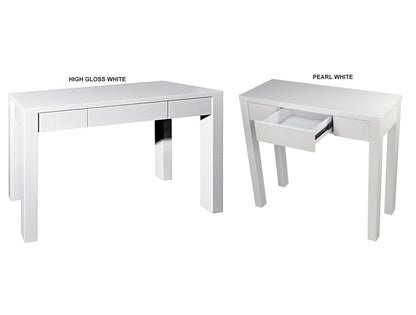 KAREN HALLWAY TABLE - 900(H) X 1000(W) X 400(D) - HIGH GLOSS WHITE OR PEARL WHITE