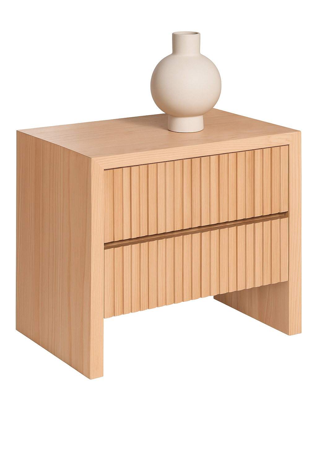 KILDARE 2 DRAWER BEDSIDE TABLE - MESSMATE