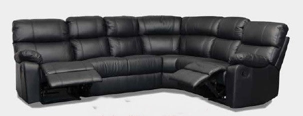 Kingston 6 Seater Corner Sofa - Black (3186) Or Brown (3187)
