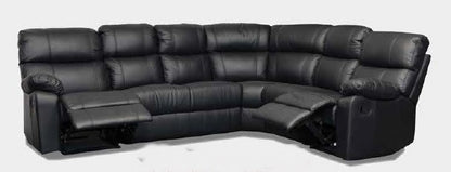 KINGSTON 6 SEATER CORNER SOFA - BLACK (3186) OR BROWN (3187)