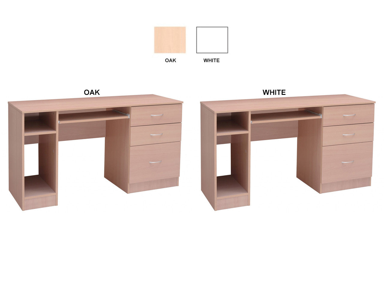Kong Desk Collection - 1300(W) X 550(D) - Assoted Colours