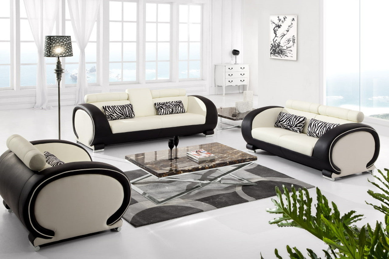 RAINER 3R + 2R+ 1R  LOUNGE SUITE( MODEL-L386) IN TOP GRAIN LEATHER + PVC - ASSORTED COLOURS