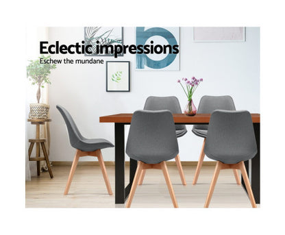 ARWEN 6 SEATER WOODEN DINING TABLE - OAK & BLACK