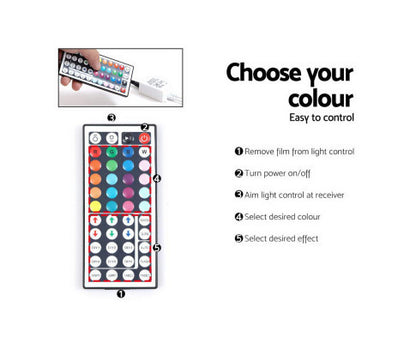HAMILTON TV CABINET ENTERTAINMENT UNIT WITH RGB LED - 600(H) X 1600(W) X 350(D) - HIGH GLOSS BLACK