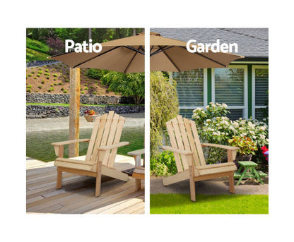 HADLEY OUTDOOR LOUNGE SETTING - LIGHT WOOD