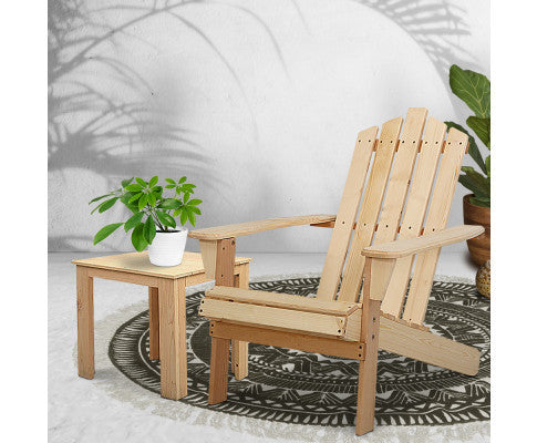 Hadley Outdoor Lounge Setting - Light Wood