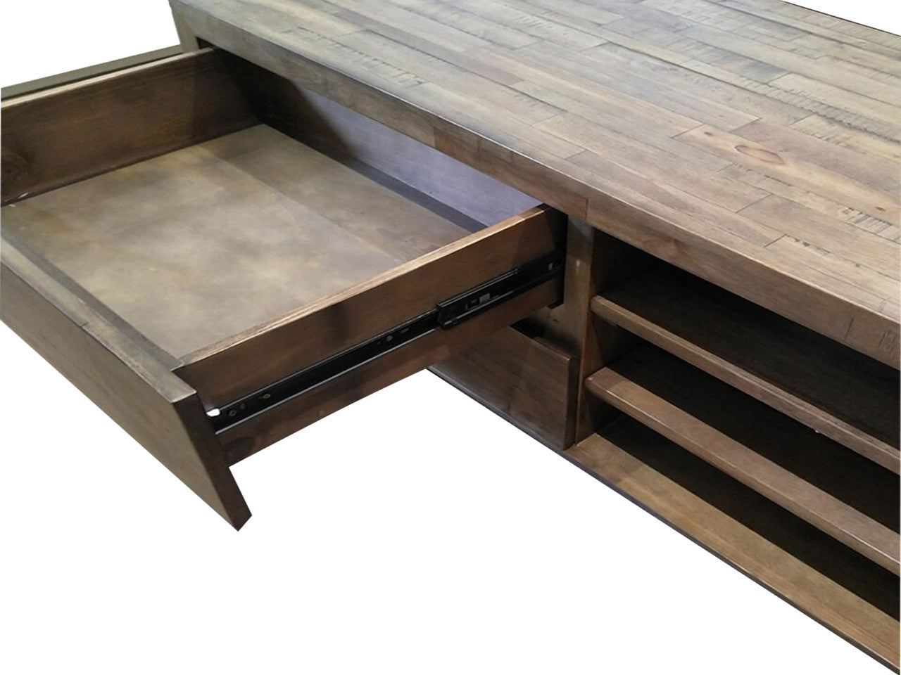 LILITH TV UNIT WITH 4 DRAWERS - 650(H) x 1800(W) - AS PICTURED