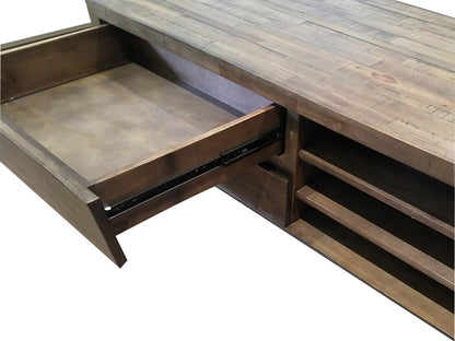 LILITH TV UNIT WITH 4 DRAWERS - 650(H) x 1800(W) - AS PICTURED