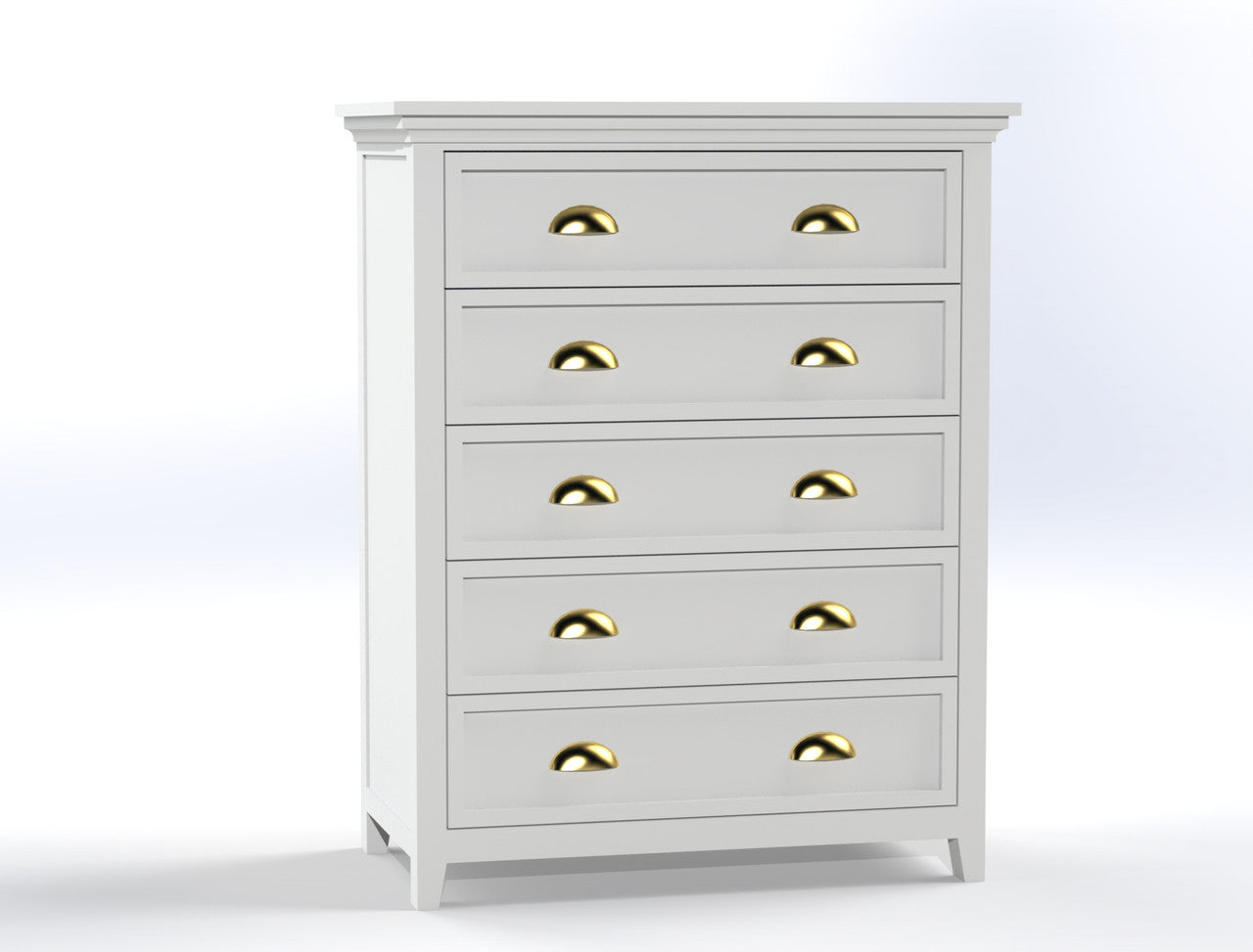KING LANGLEY (CUSTOM MADE) 4 PIECE (TALLBOY) BEDROOM SUITE - ASSORTED COLOURS