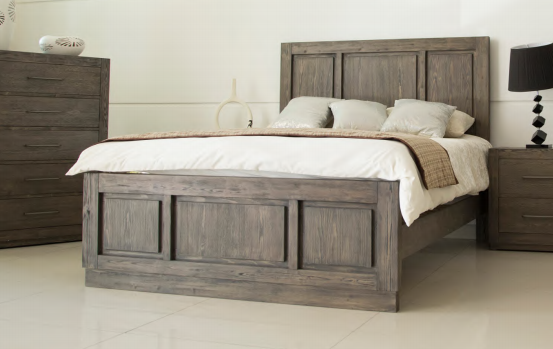 Lindsay (AUSSIE MADE) Double Or Queen 5 Piece (DRESSER) Bedroom Suite - Assorted Stained Colours