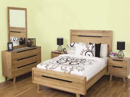 Queen Atmore Bed - Natural