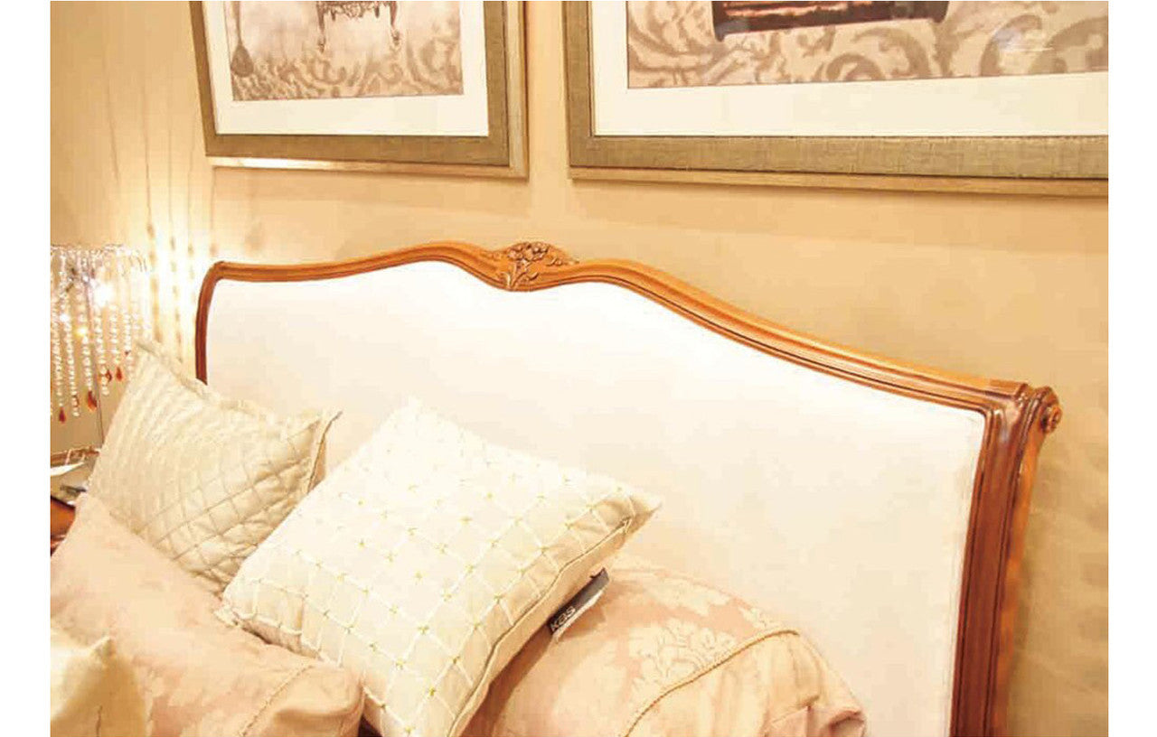 Louis Queen Bedhead Only (BE-211) - Cherry