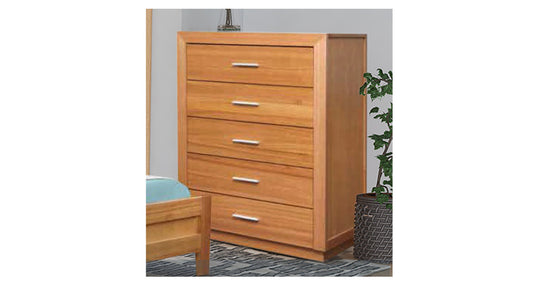 ALAMEDA 5 DRAWER TALLBOY - AS PICTURED