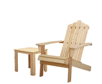 HADLEY OUTDOOR LOUNGE SETTING - LIGHT WOOD