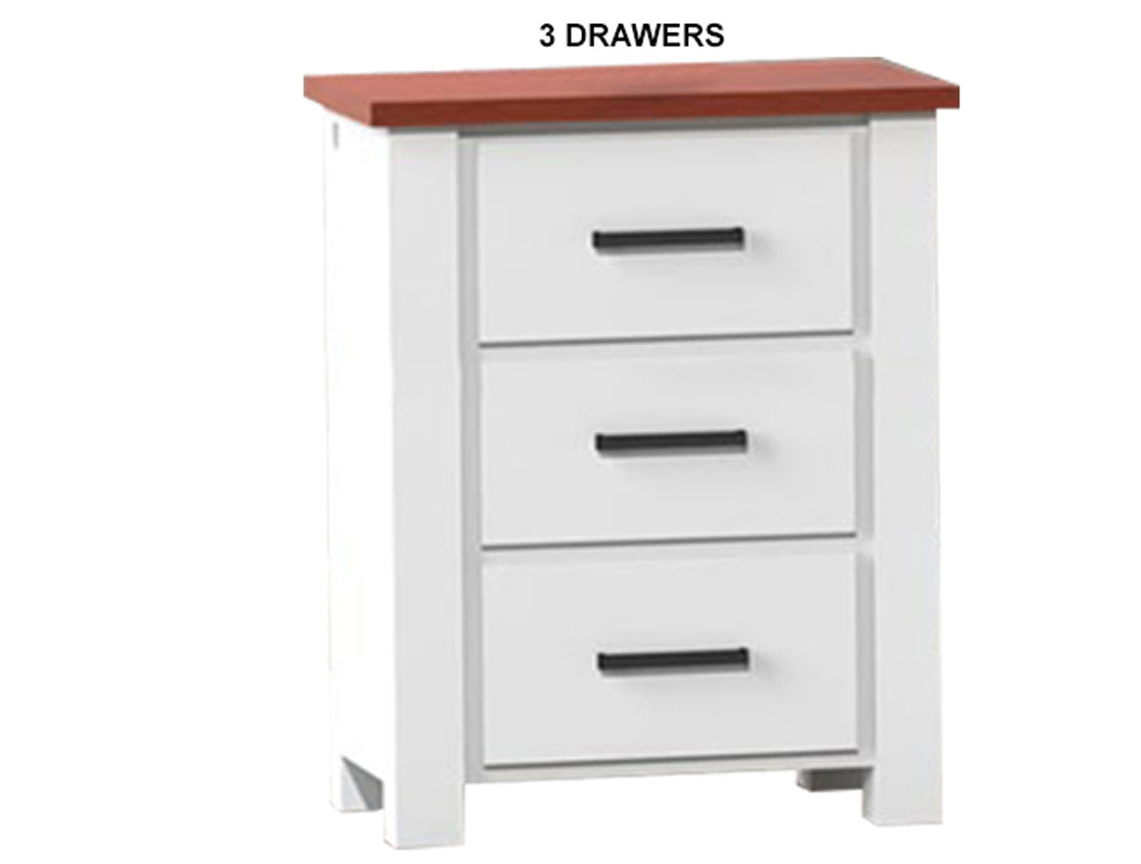 LIBBY (AUSSIE MADE) BEDSIDE TABLE COLLECTION - ASSORTED PAINTED / STAINED COLOURS - STARTING FROM $399
