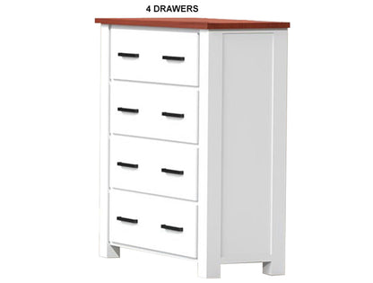 LIBBY (AUSSIE MADE) TALLBOY COLLECTION - ASSORTED PAINTED COLOURS - STARTING FROM $899