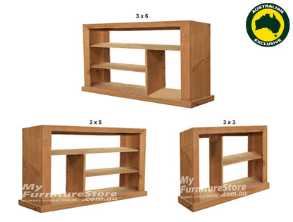 LINEAR (AUSSIE MADE) LOWLINE ROOM DIVIDER COLLECTION - ASSORTED STAINED COLOURS - STARTING FROM $549