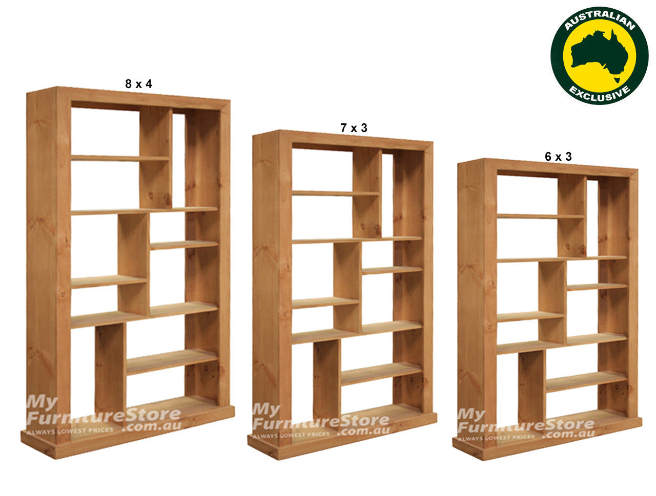 Linear (AUSSIE MADE) Highline Room Divider Collection - Assorted Stained Colours