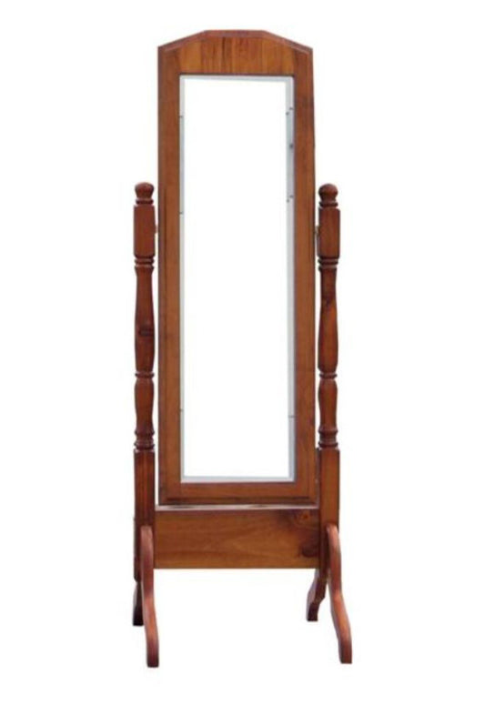 MACEDON CHEVAL MIRROR - CHESTNUT OR WALNUT