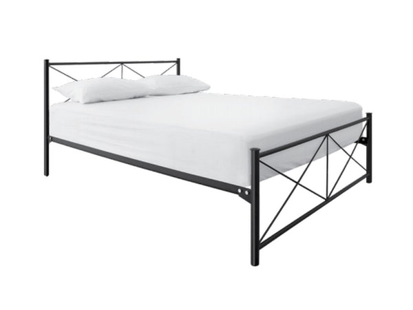 KING SINGLE MADRID METAL BED - ASSORTED COLOURS