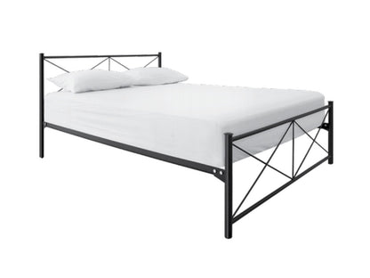 SINGLE MADRID METAL BED - ASSORTED COLOURS