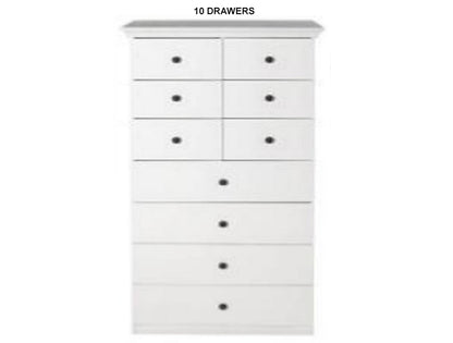 MALVERN (AUSSIE MADE) TALLBOY COLLECTION - ASSORTED PAINTED COLOURS - STARTING FROM $899