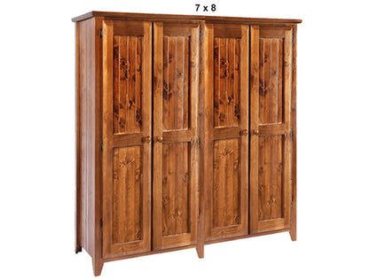 MANILLA (AUSSIE MADE) 4 DOOR STANDARD PANTRY COLLECTION - ASSORTED STAINED COLOURS - STARTING FROM $1799