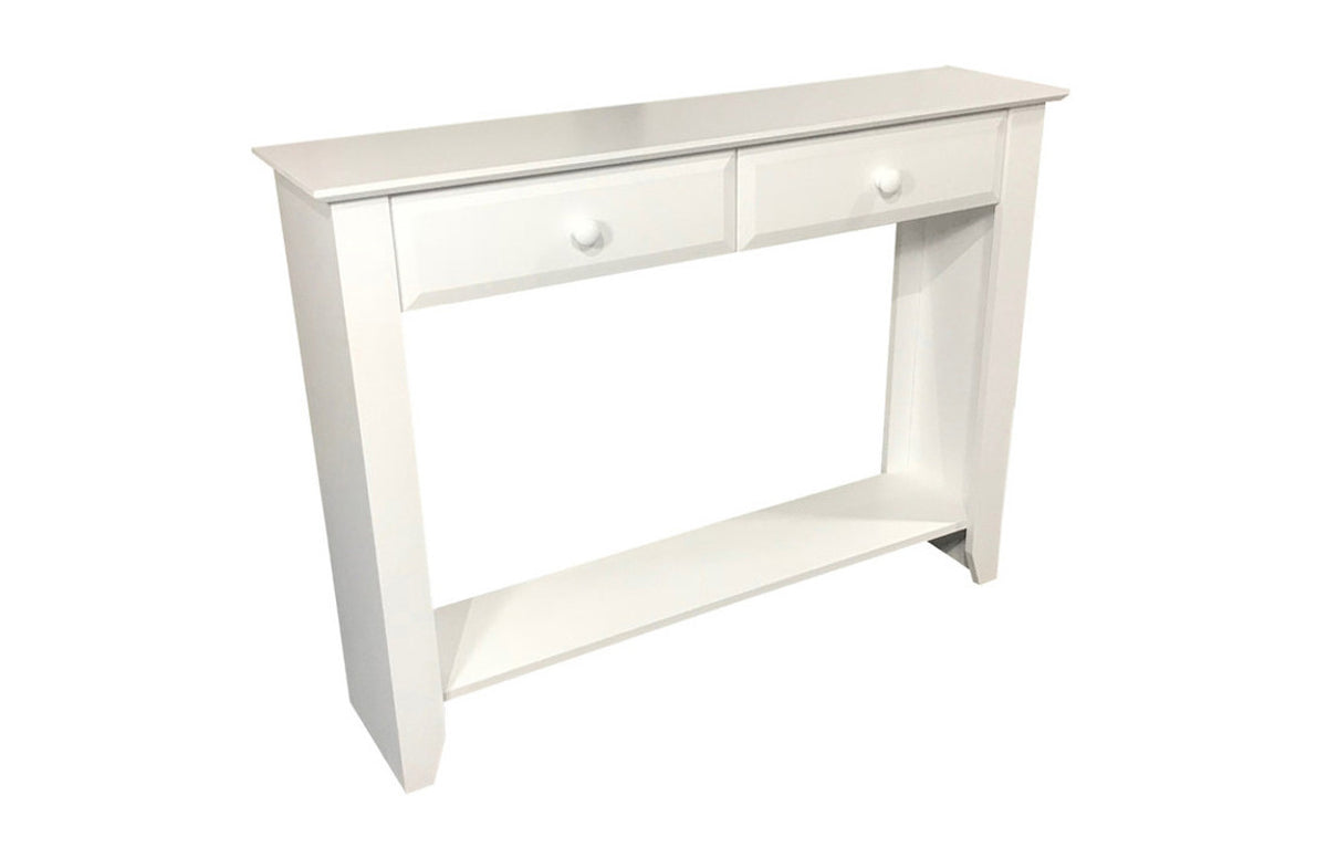 MANILLA (AUSSIE MADE) HALL TABLE / CONSOLE WITH 2 DRAWERS & MAGAZINE ...