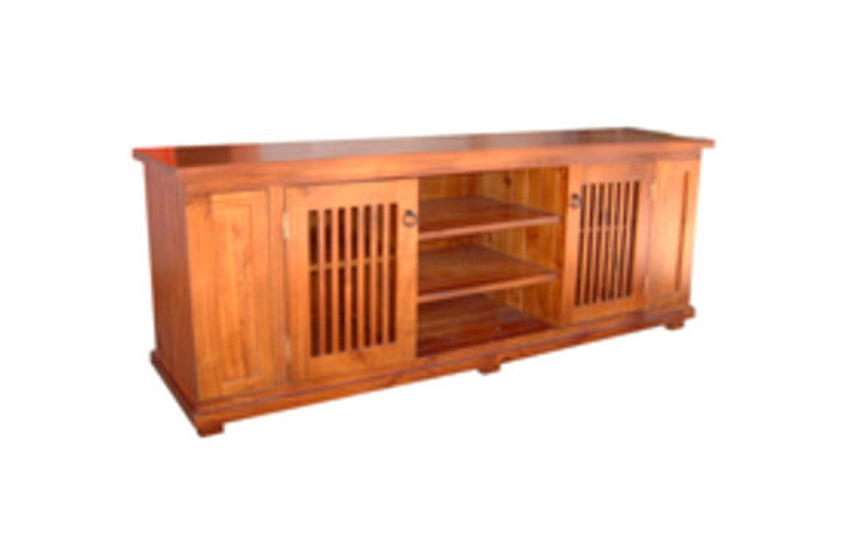 Manilla Lowline TV Unit With Double Dvd/cd Pullouts (AUSSIE MADE) - 680(H) X 1900(W) - Assorted Colours