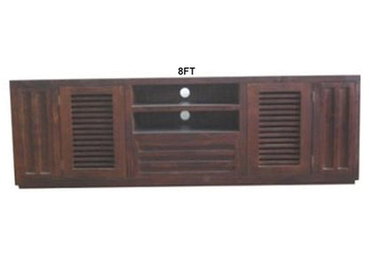 MANLY (AUSSIE MADE) TV UNIT WITH TWIN PULLOUTS COLLECTION - ASSORTED STAINED COLOURS - STARTING FROM $1399