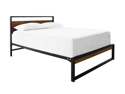 SINGLE MEDINA (AUSSIE MADE) METAL BED - ASSORTED COLOURS