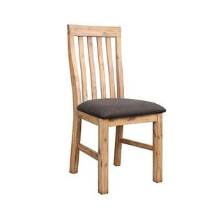 ENDLICHERI (SET OF 2) DINING CHAIR - OAK OR CHOCOLATE