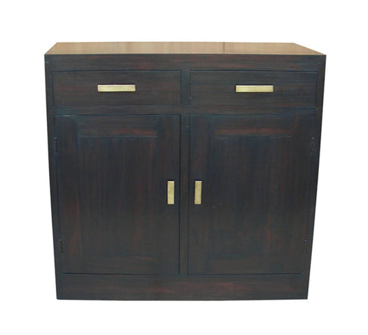 MILAN  2 DOOR 2 DRAWER BUFFET  ( SB 202 PNM) 900(H) X 920(W)-MAHOGANY OR CHOCOLATE